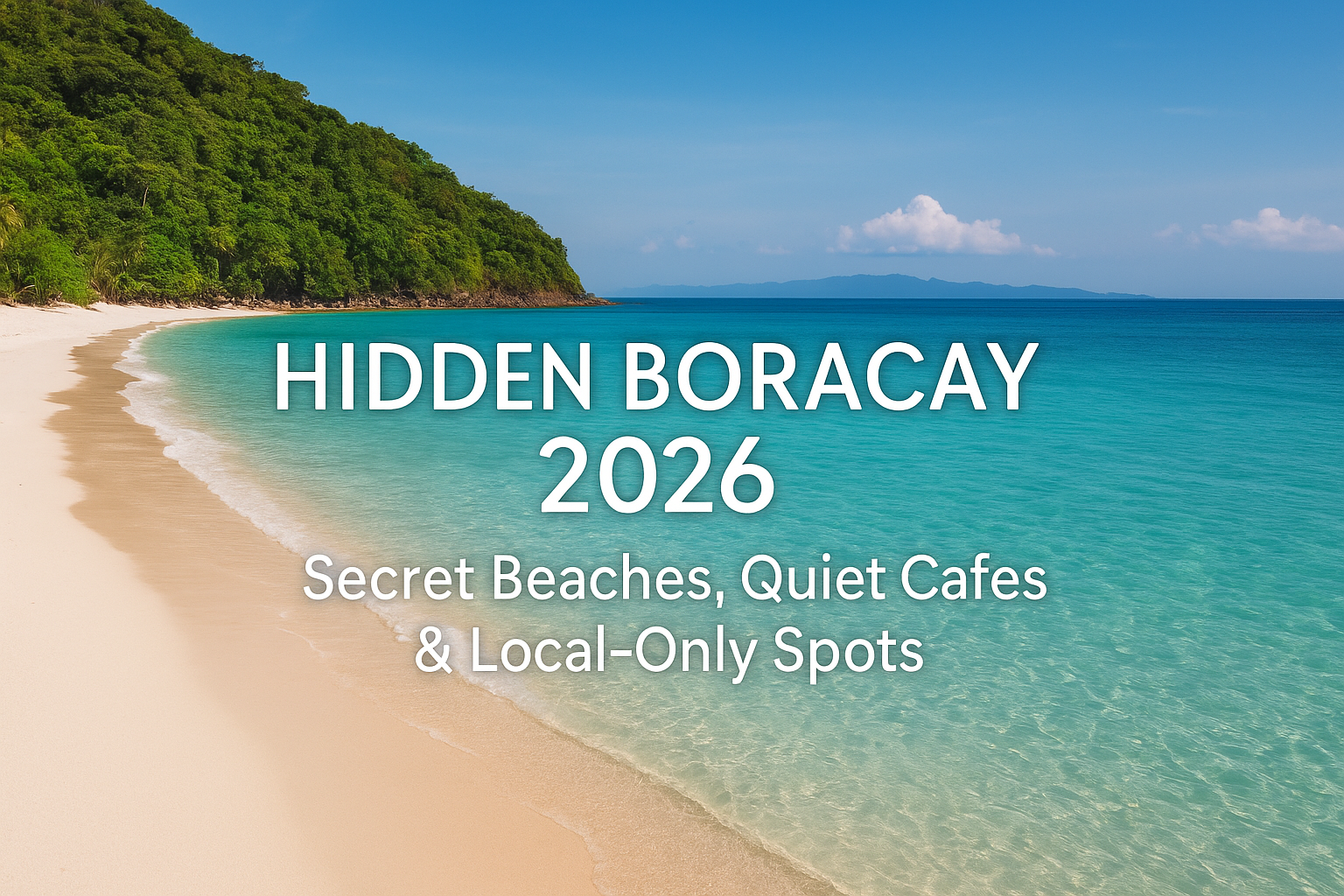 Hidden Boracay 2026: Secret Beaches, Quiet Cafes & Local-Only Spots